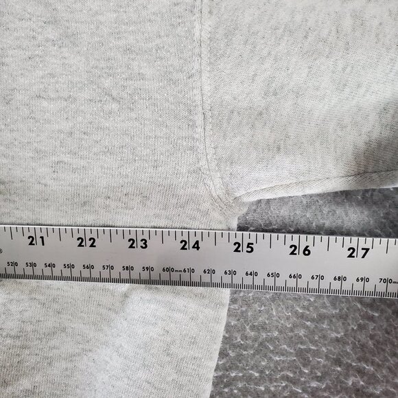 VINTAGE 90s New York City Men Sweater XL Gray Statue Of Liberty Long Sleeve READ - Picture 6 of 9